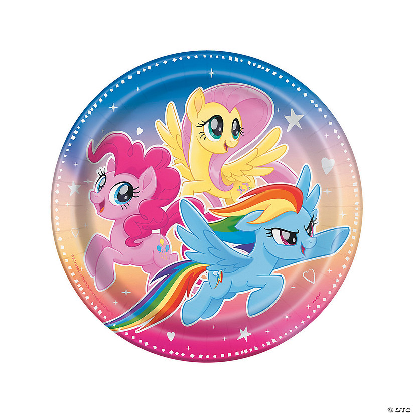 My Little Pony&#8482; Magic Party Paper Dinner Plates - 8 Ct. Image
