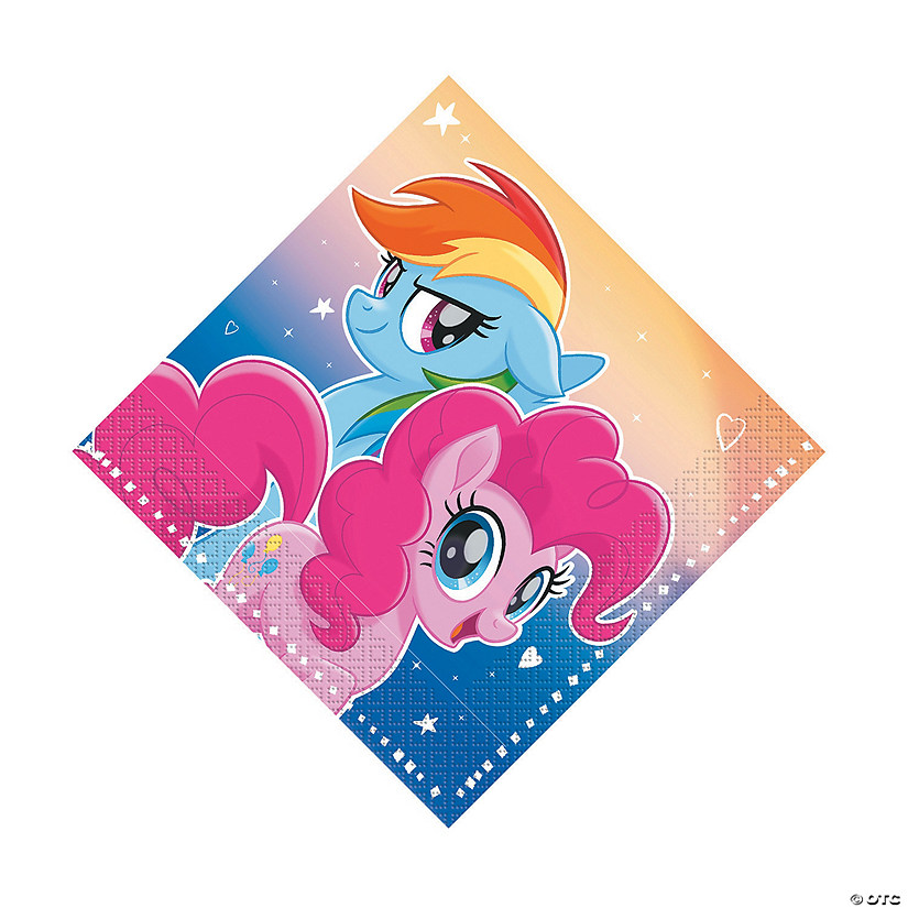 My Little Pony&#8482; Magic Pinkie Pie & Rainbow Dash Luncheon Napkins - 16 Pc. Image
