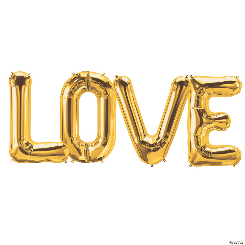 Mylar Love Balloon Kit - 4 Pc. Image