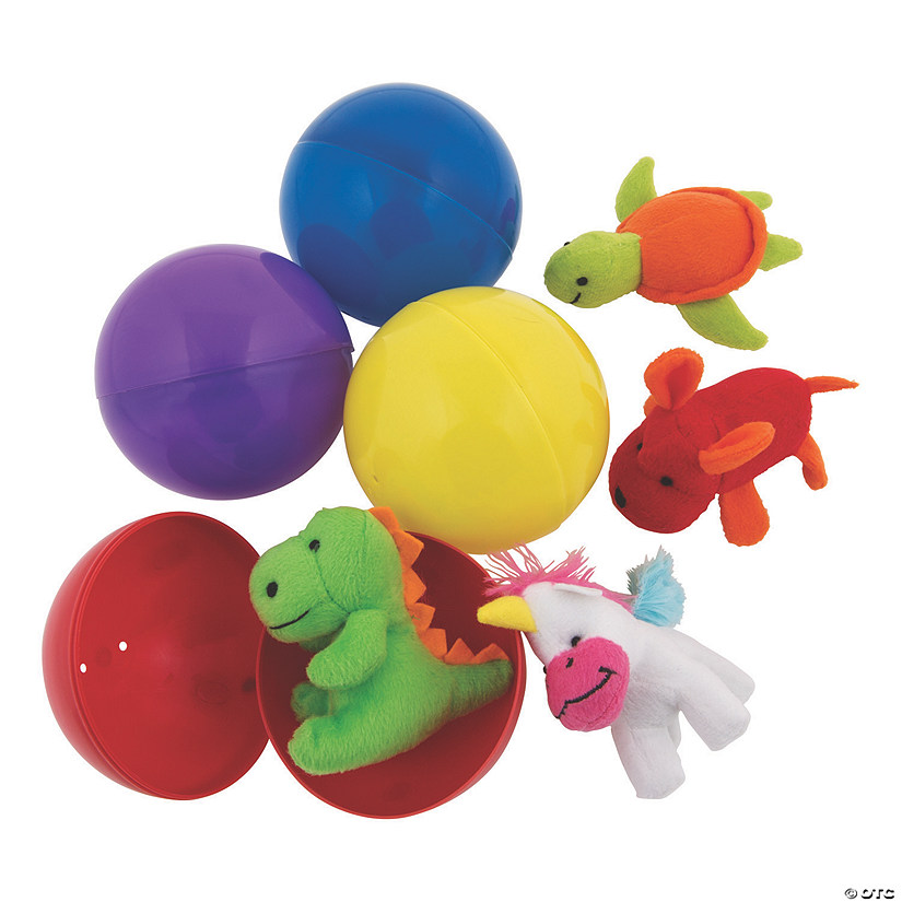 Mystery Balls with Stuffed Animals Oriental Trading