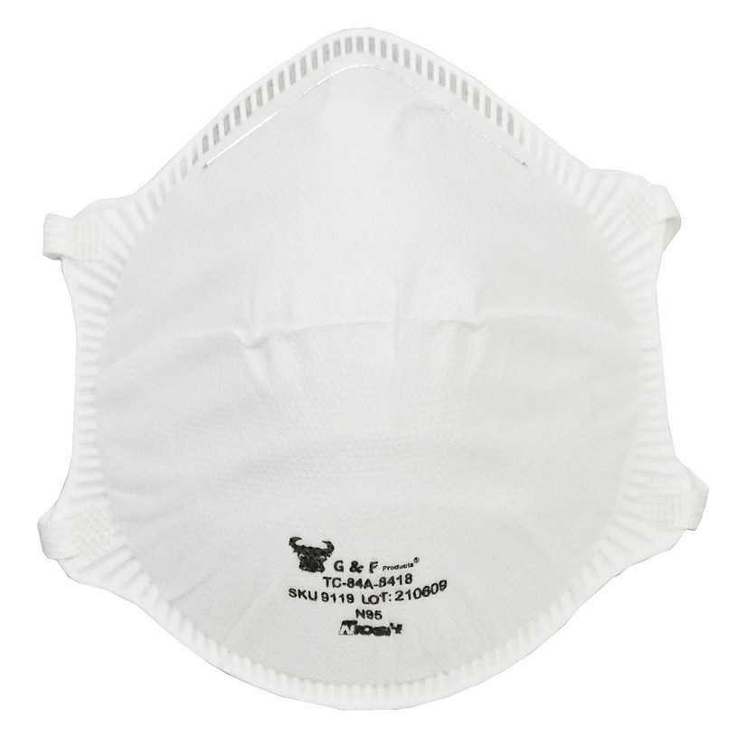 N95 Particulate Respirator Dust Mask, 20 Pieces Image