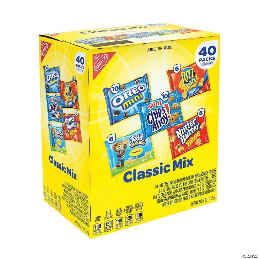 NABISCO Cookie & Cracker Classic Mix Variety - 40 Pieces Image