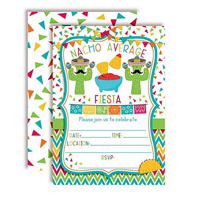 Nacho Average Invitations 40pc. by AmandaCreation Image