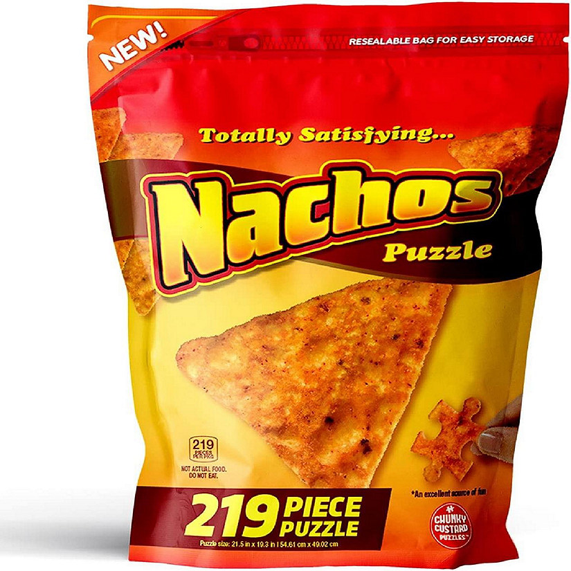 Nacho Chip 219pcs Jigsaw Puzzle 20"x21" Snack Series Food Theme Mighty Mojo Image