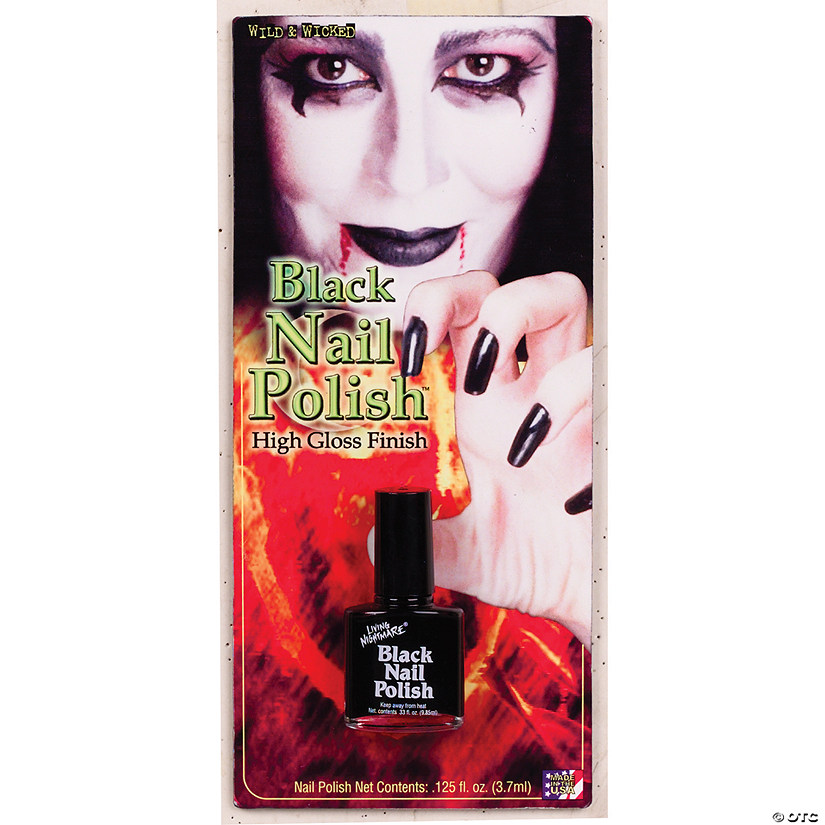 Nail Polish Black Image