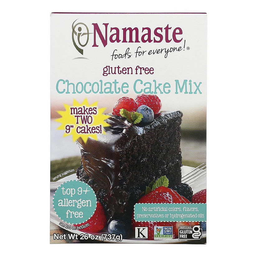 Namaste Foods Chocolate Cake - Mix - Case of 6 - 26 oz. Image
