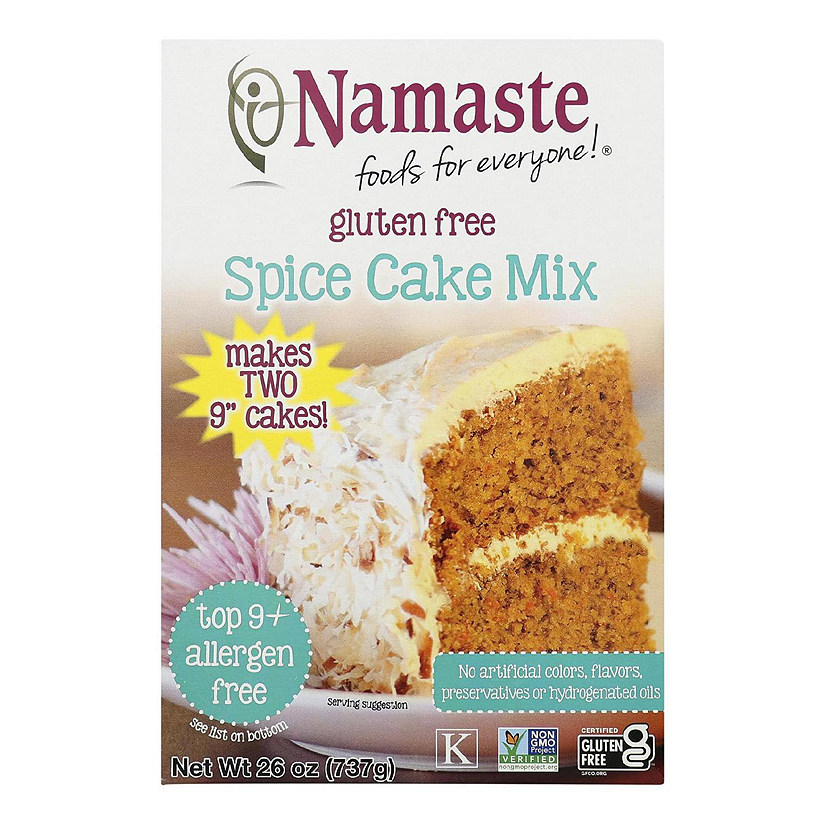 Namaste Foods Spice Carrot Cake - Mix - Case of 6 - 26 oz. Image