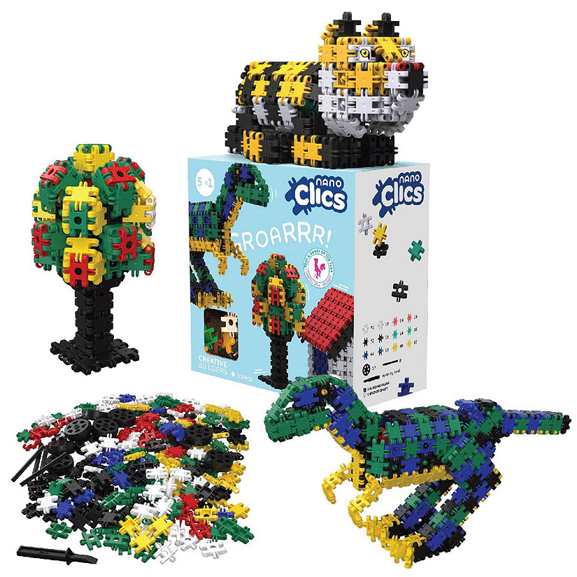 Nano Clics - Creative 500pc GROAR Construction toys for children ages 8 ...
