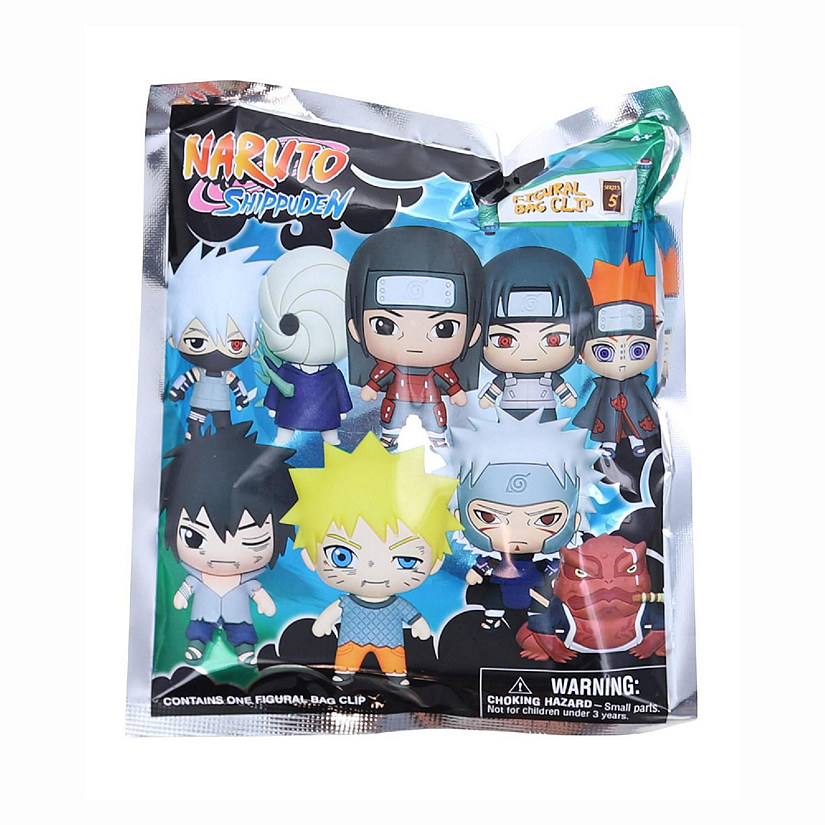 Naruto Series 5 3D Foam Bag Clip 1 Random | Oriental Trading