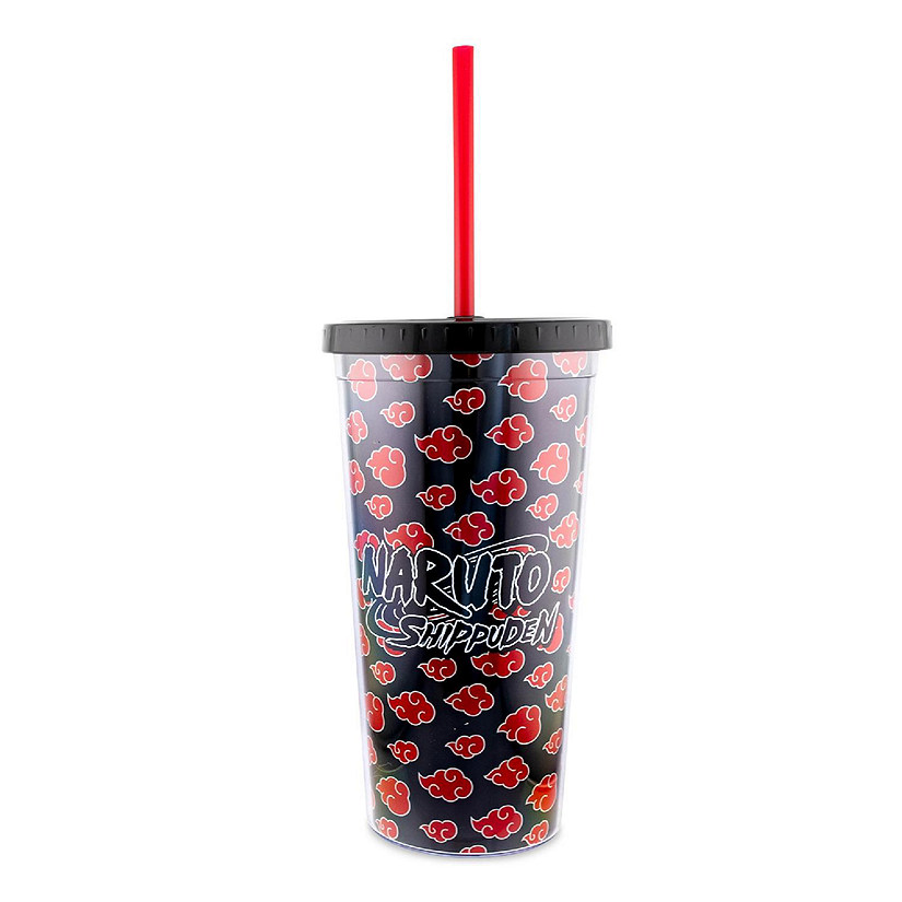Naruto Shippuden Akatsuki 20-Ounce Carnival Cup With Lid and Straw Image