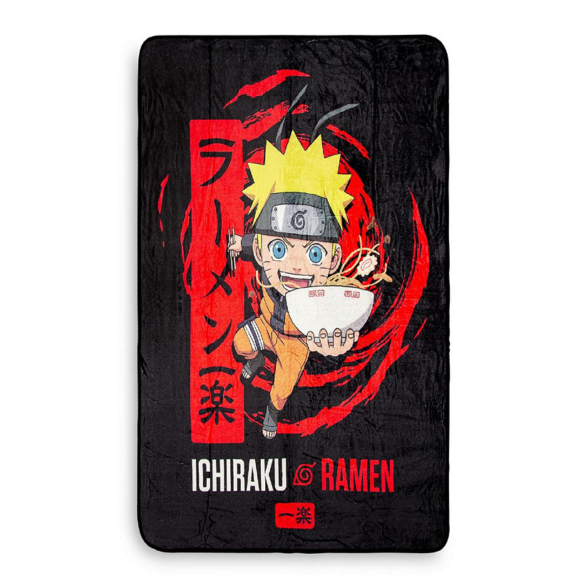 Naruto Shippuden Ichiraku Ramen Fleece Throw Blanket  45 x 60 Inches Image