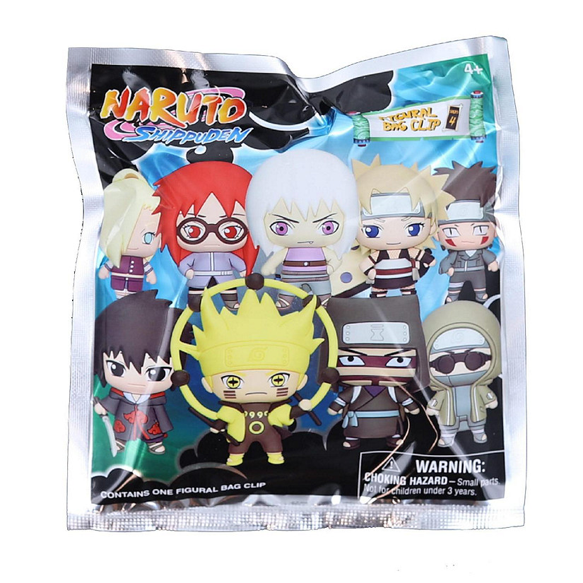 Naruto Shippuden Series 4 3D Foam Bag Clip  One Random Image