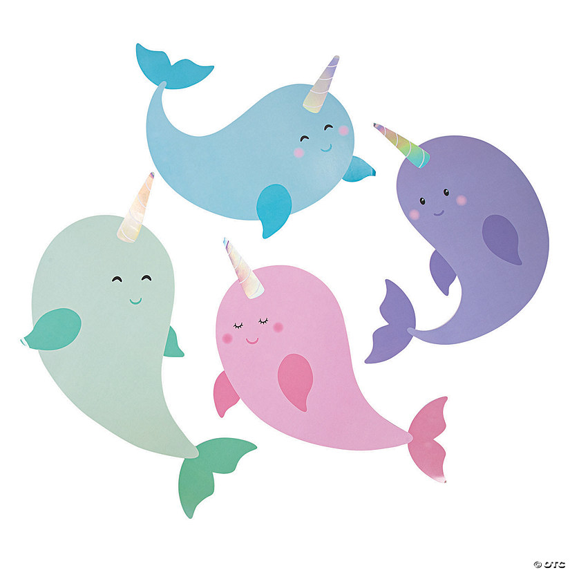 Narwhal Cutouts - 6 Pc. Image