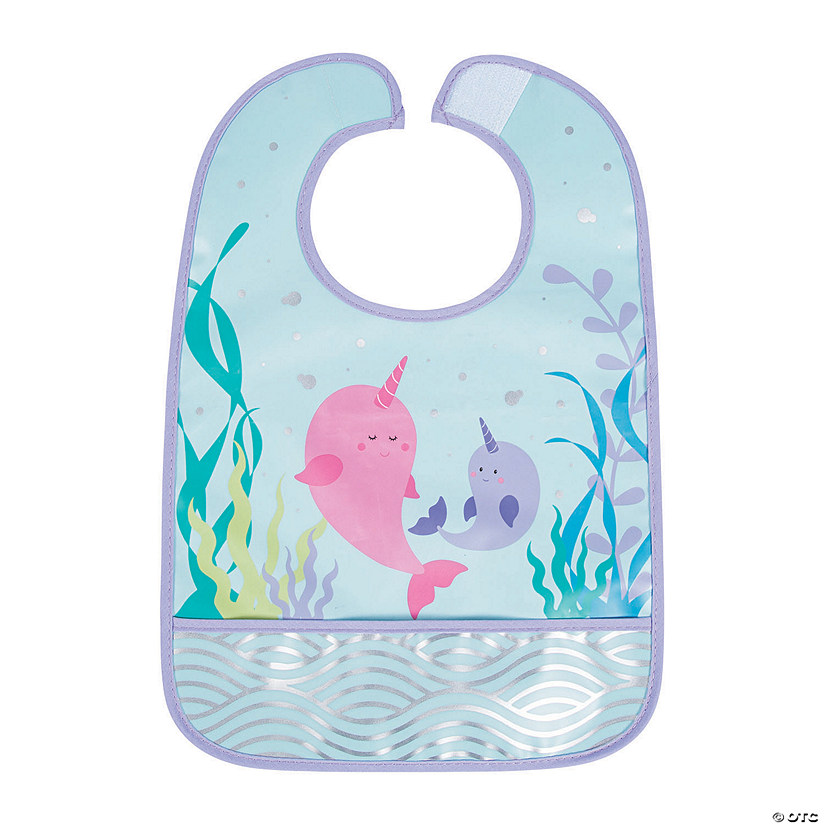 Narwhal Party Bib Image