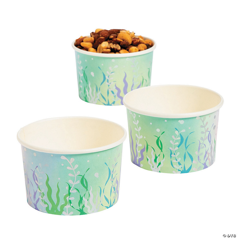 Narwhal Party Disposable Paper Snack Cups - 25 Ct. Image