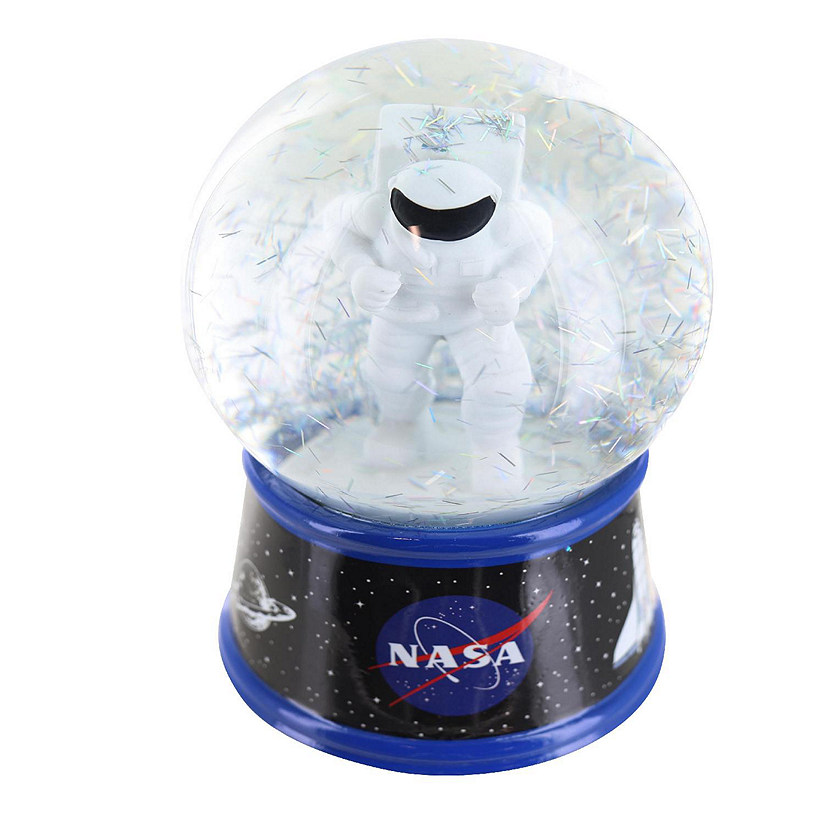 NASA Astronaut Light-Up Collectible Snow Globe  6 Inches Tall Image