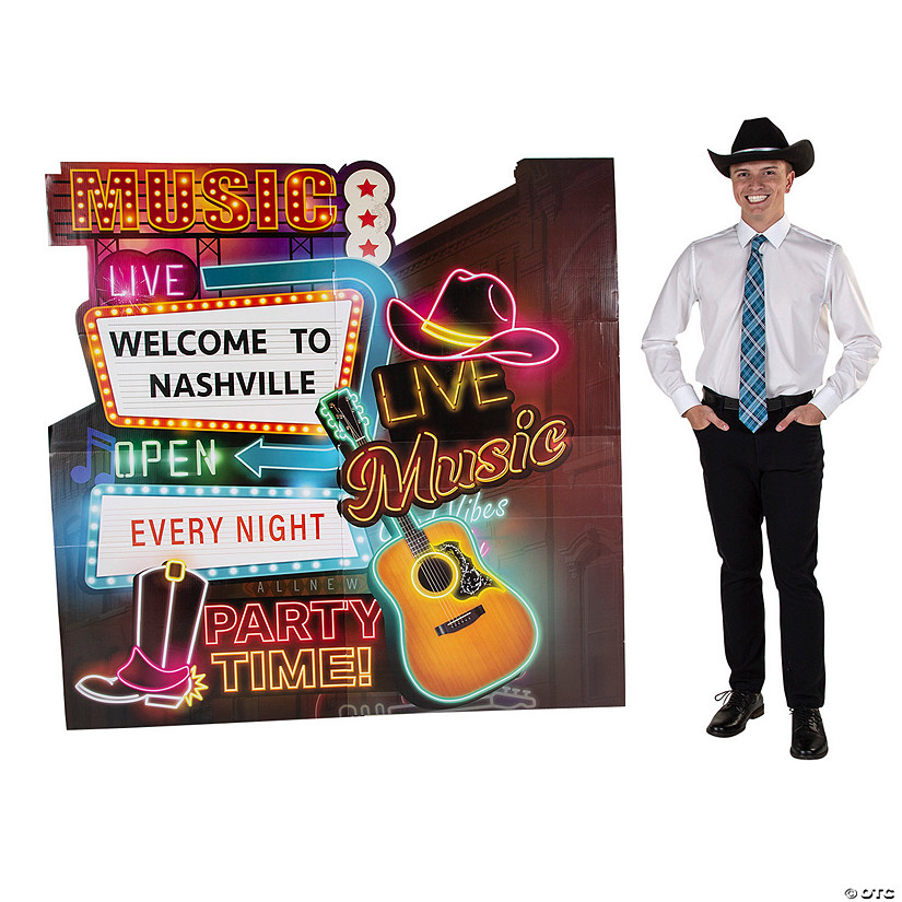 Nashville Music City Life-Size Cardboard Stand-Up Image