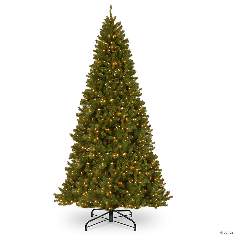 National Tree Company 10 ft. North Valley&#174; Spruce Tree with Clear Lights Image