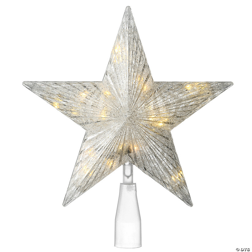 National Tree Company 10&quot; Tree Top Star for Artificial Trees with Dual Color&amp;#174; Lights Image