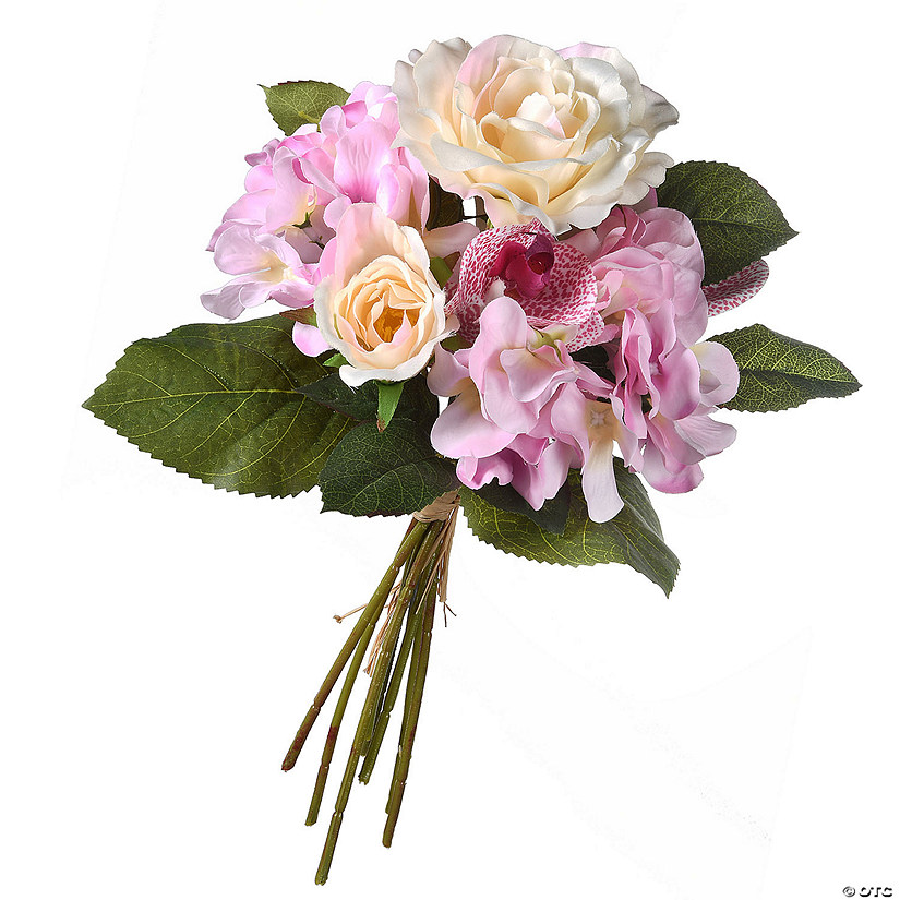 National Tree Company 12" Rose And Orchids Bundle Image