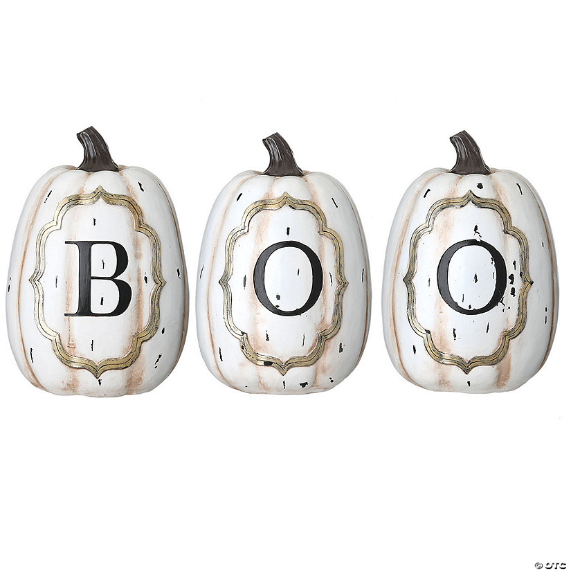 National Tree Company 13 in. BOO Pumpkin Assortment Image