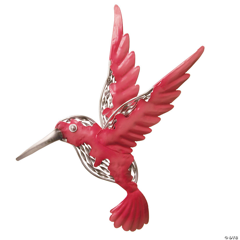 National Tree Company 16" Pink Bird Wall Decoration Image