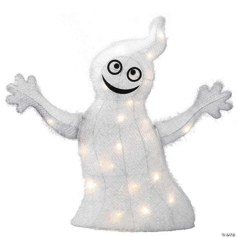 National Tree Company 18 in. Pre-Lit Smiling Ghost Image