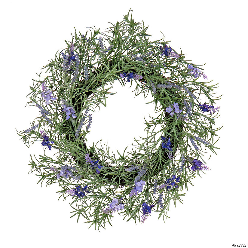 National Tree Company 19" Spring Lavender And Rosemary Wreath Image