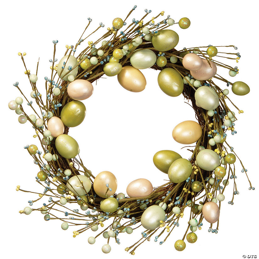 National tree company 20" easter eggs wreath Image