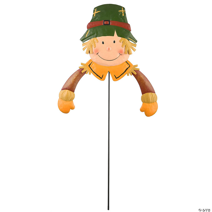 National Tree Company 24 in. Scarecrow Boy Garden Stake Image