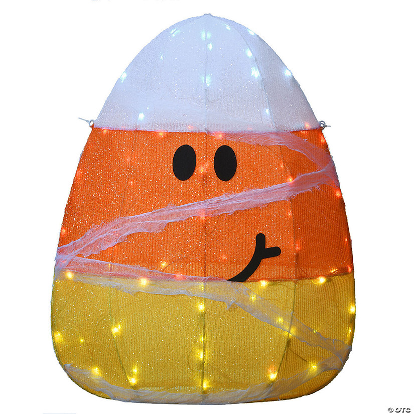 National Tree Company 28 in. Pre-Lit Candy Corn Mummy Image