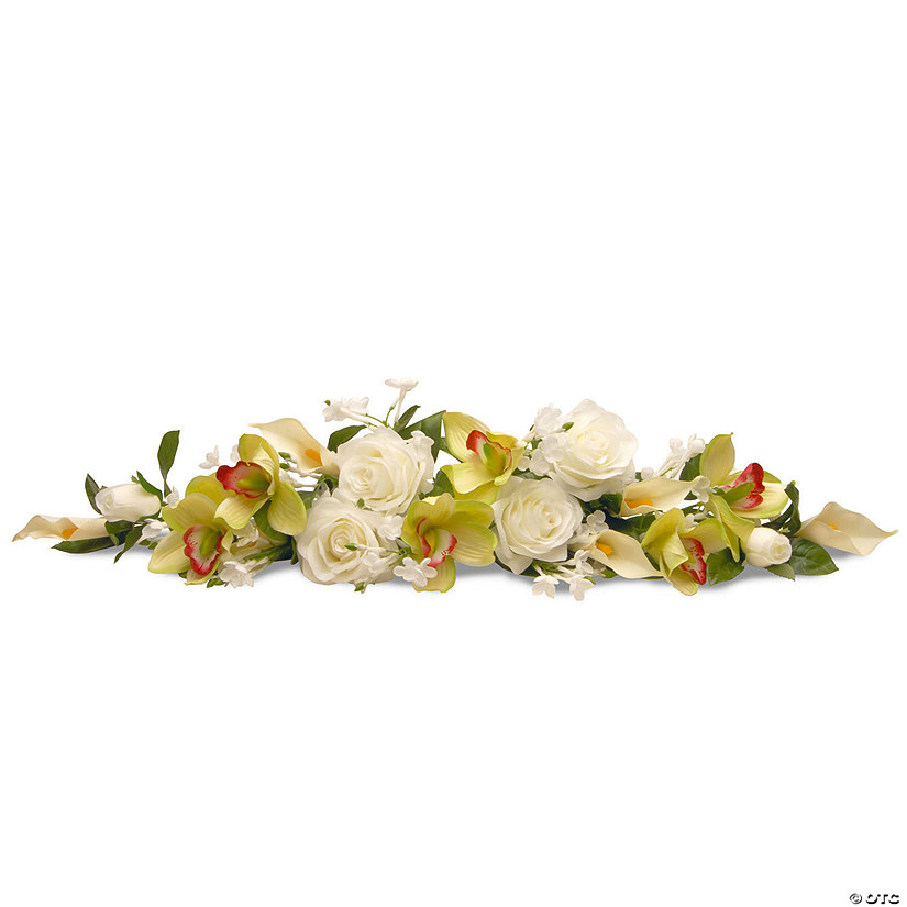 National Tree Company 28" Spring Flowers Swag Image