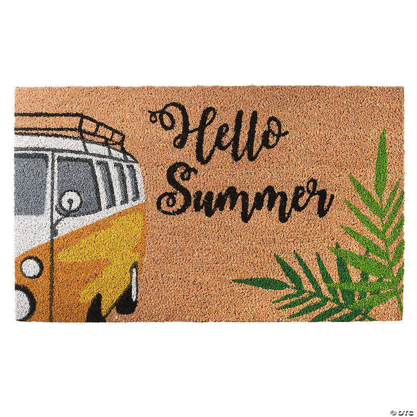 National Tree Company 30" Hello Summer Coir Doormat Image