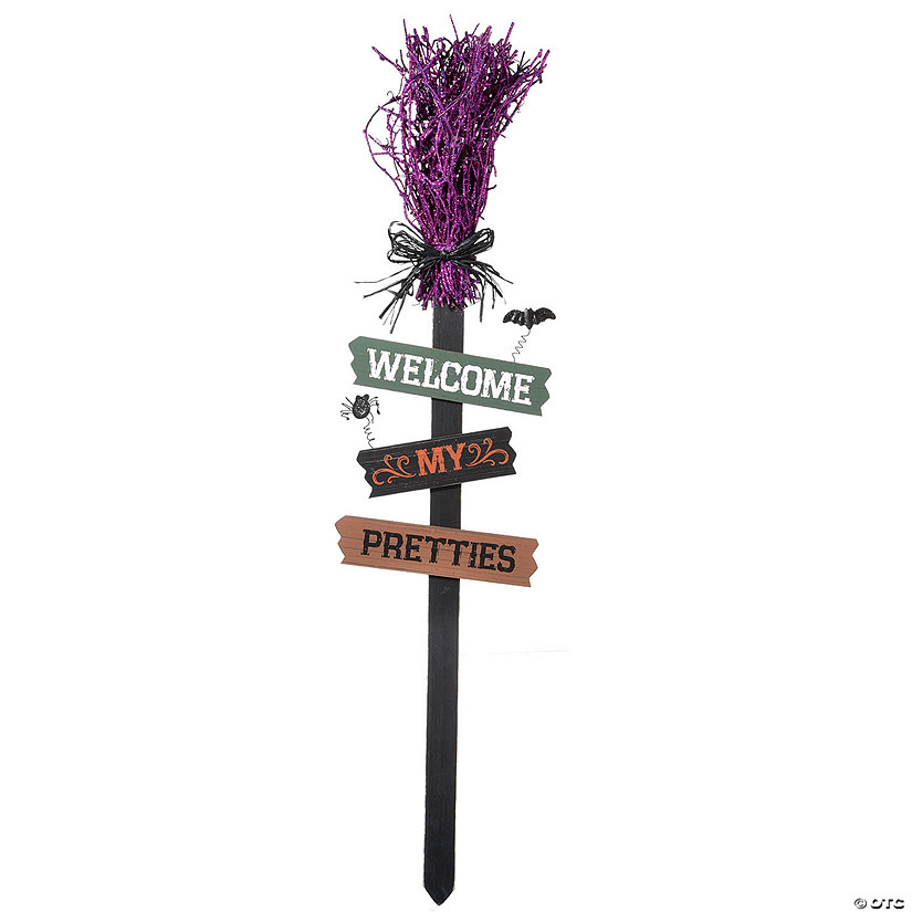 National Tree Company 33 in. Witch&#8217;s Broom Garden Stake Image
