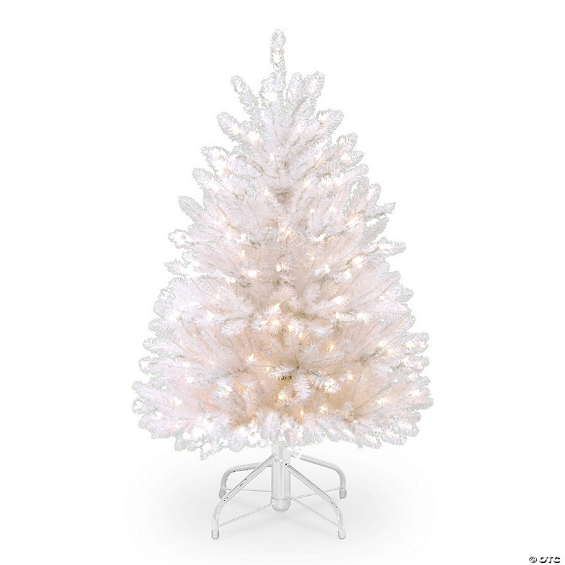 National Tree Company 4.5 ft. Dunhill&#174; White Fir Tree with Clear Lights Image