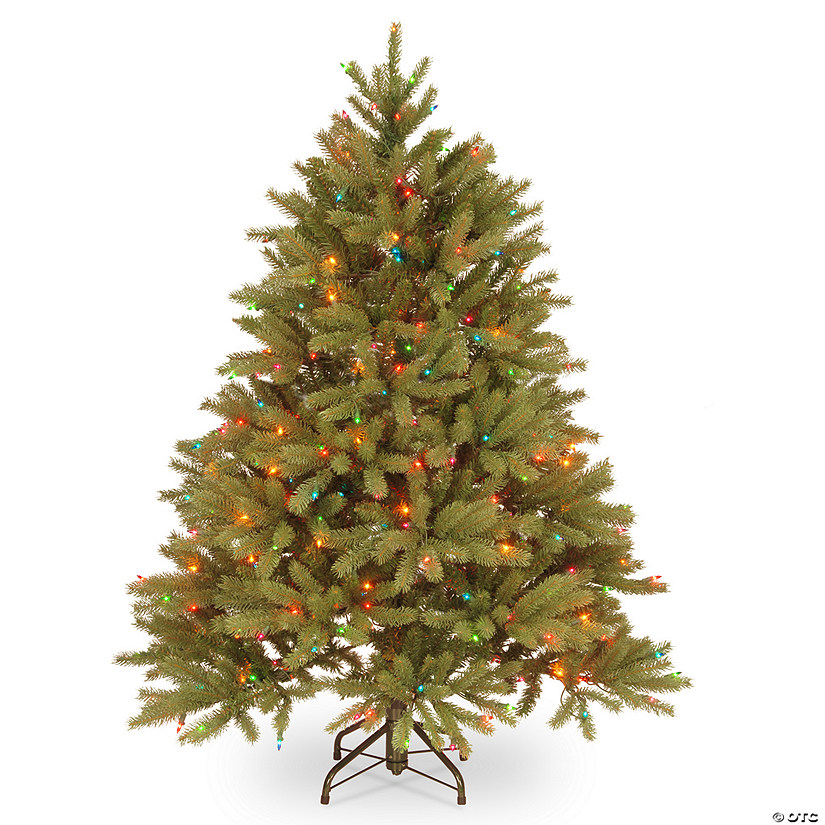 National Tree Company 4.5 ft. Jersey Fraser Fir Tree with Multicolor Lights Image