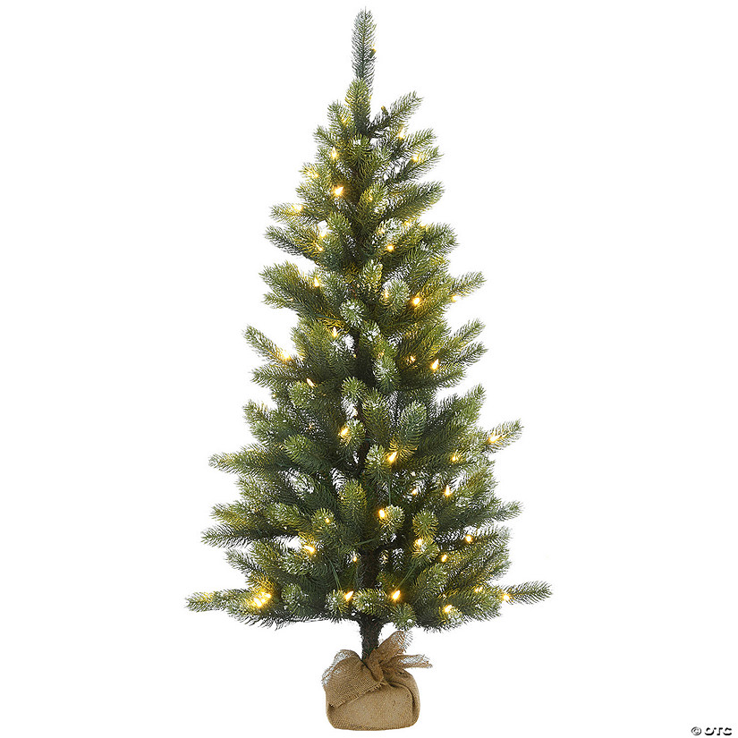 National Tree Company 4.5 ft. Trinity Spruce Tree with LED Lights Image