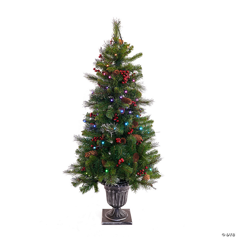 National Tree Company 4 ft. CrestwoodSpruce Entrance Tree with Twinkly LED Lights Image
