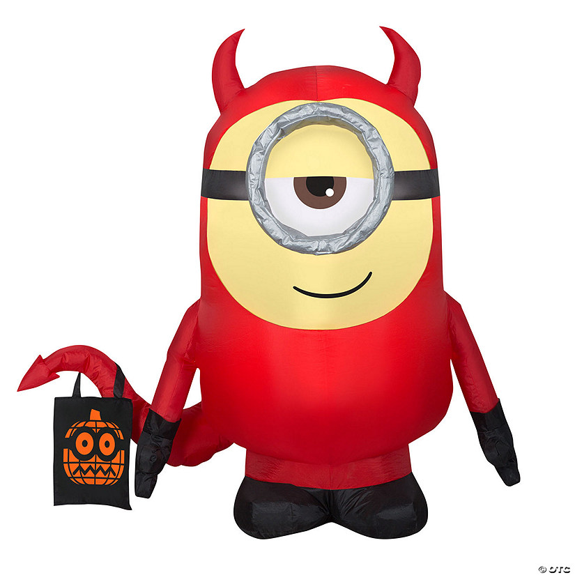 National Tree Company 42 in. Inflatable Halloween Minion Dave Image