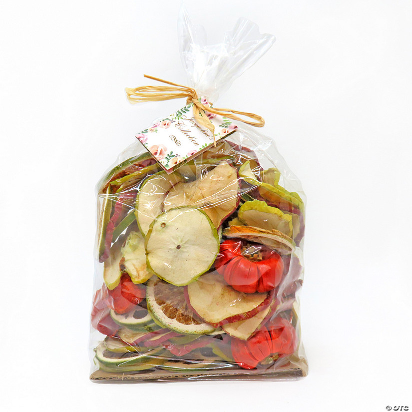 National Tree Company 6" 250 Gram Mixed Potpourri- Red and Green Apples, Sliced Limes, and Chiles Image