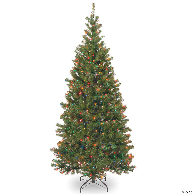 National Tree Company 6.5 ft. Aspen Spruce Tree with Multicolor Lights Image