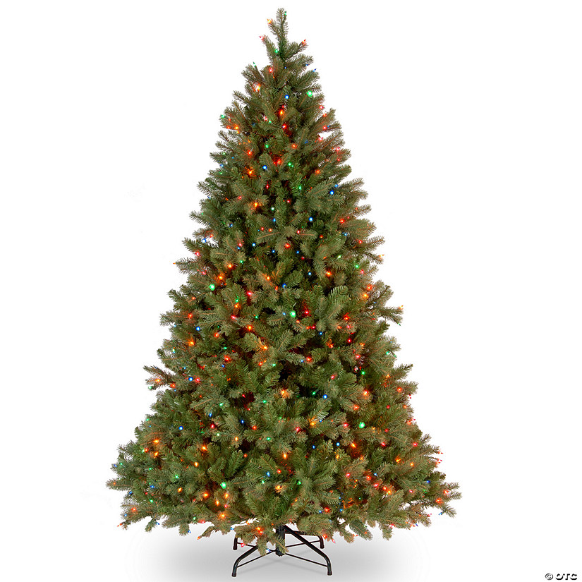 National Tree Company 6.5 ft. Downswept Douglas&#174; Fir Tree with Multicolor Lights Image