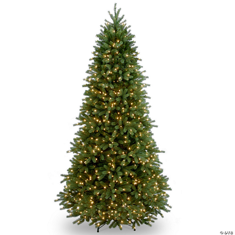 National Tree Company 6.5 ft. Jersey Fraser Fir Slim Tree with Clear Lights Image