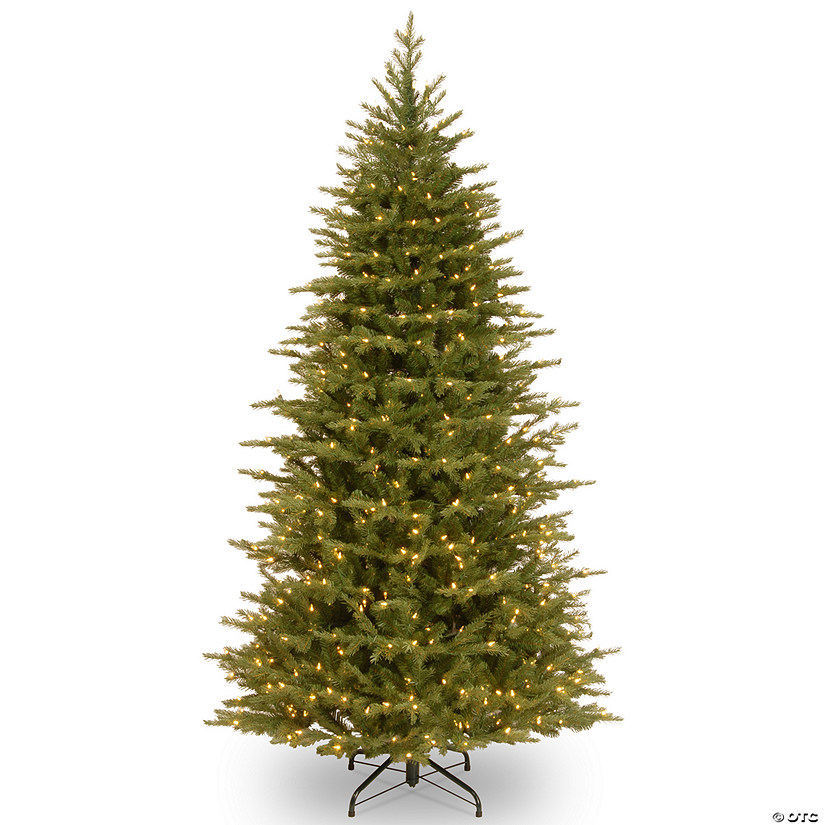 National Tree Company 6.5 ft. Nordic Spruce&#174; Slim Tree with Clear Lights Image