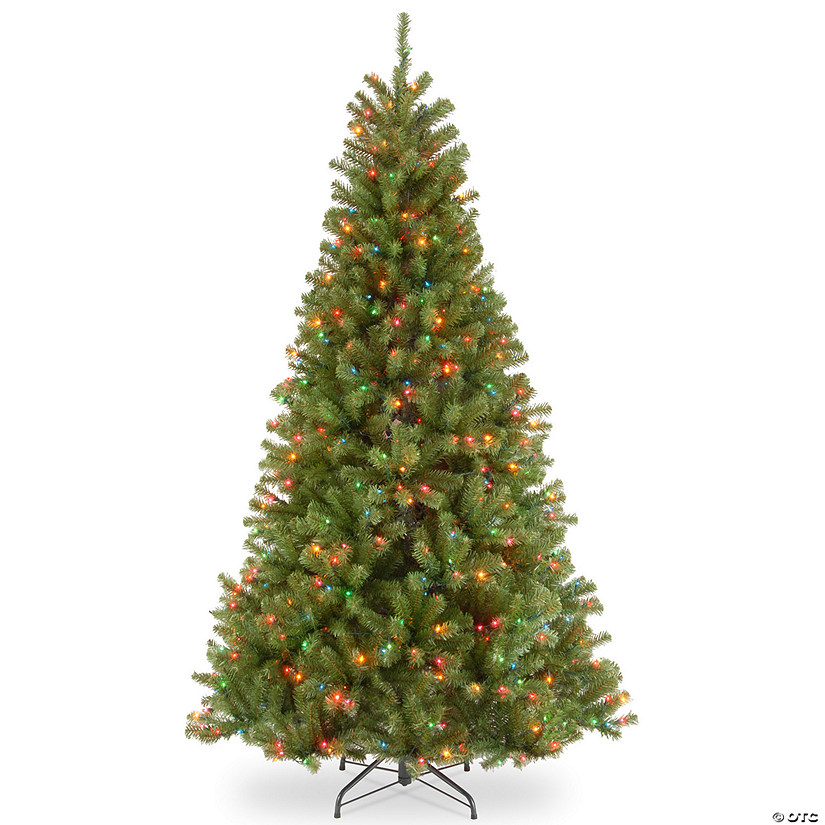National Tree Company 6.5 ft. North Valley&#174; Spruce Tree with Multicolor Lights Image