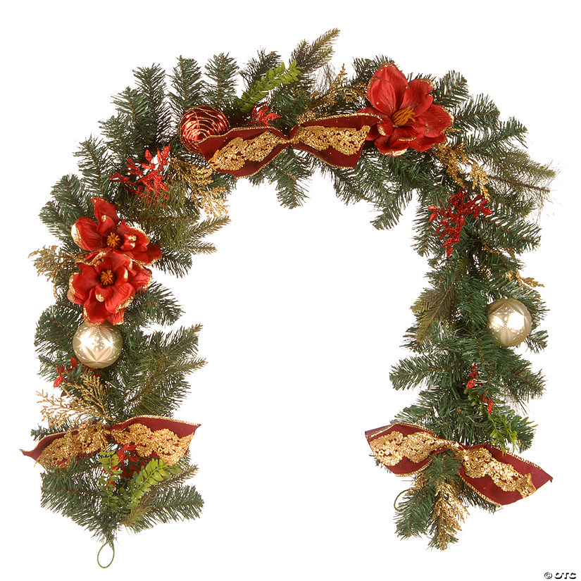 National Tree Company 6 ft. Decorated Garland Image