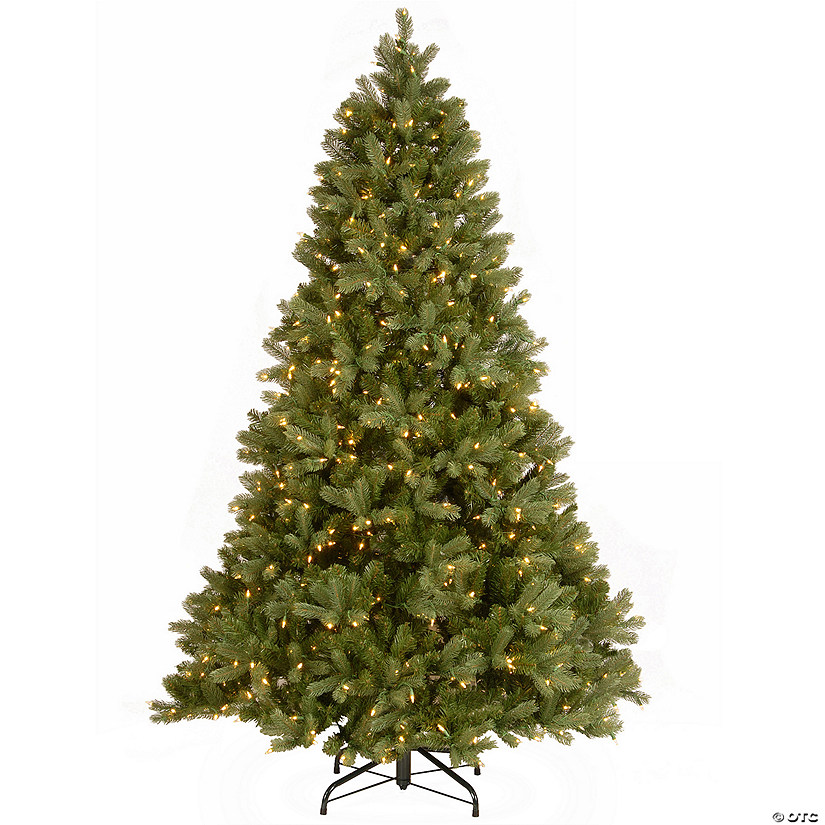 National Tree Company 7.5 ft. Downswept Douglas(R) Fir Tree with Dual Color&amp;#174; LED Lights Image