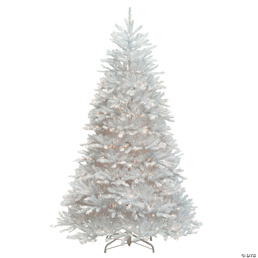 National Tree Company 7.5 ft. Dunhill&#174; White Fir Tree with Clear Lights Image