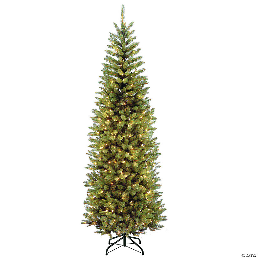 National Tree Company 7.5 ft. Kingswood&#174; Fir Pencil Tree with Clear Lights Image