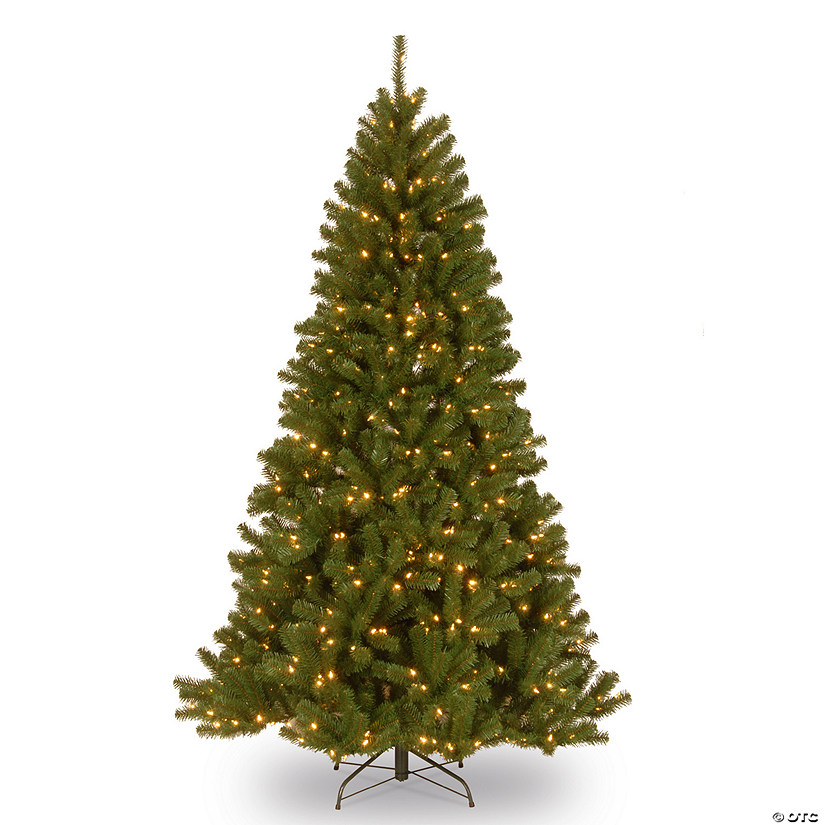 National Tree Company 7 ft. North Valley&#174; Spruce Tree with Clear Lights Image